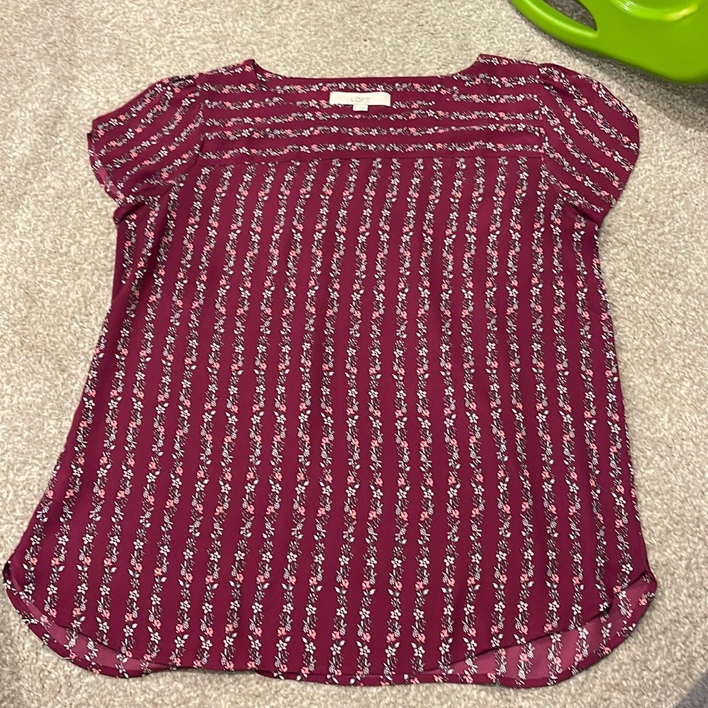 Loft work blouse